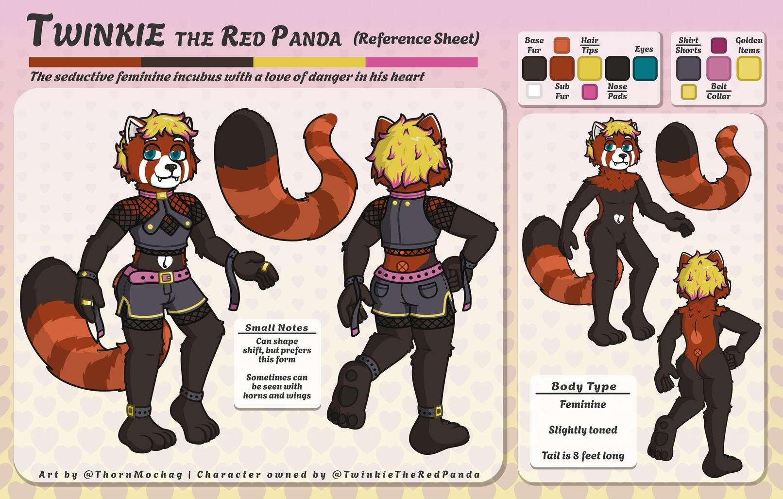 Character owned by @TwinkieTheRedPanda | Art by @ThornMochag