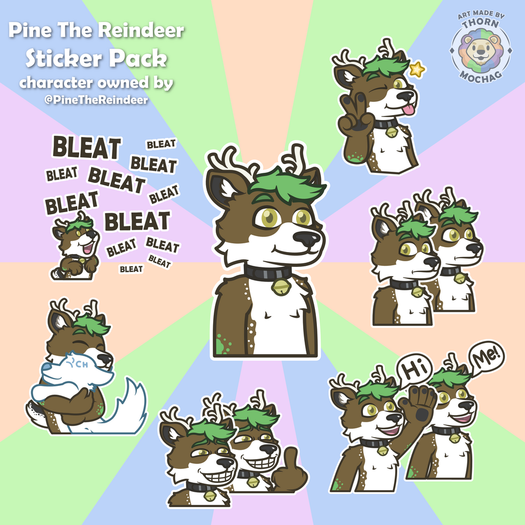 Character owned by @PineTheReindeer | Art by @ThornMochag